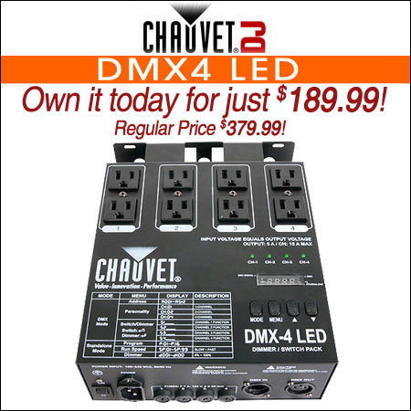  Chauvet DMX4 LED 