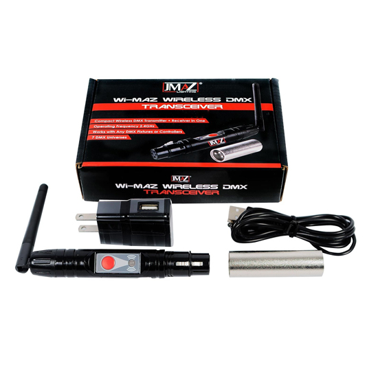 JMAZ Lighting JZ6002 Wi-MAZ Wireless DMX Transceiver