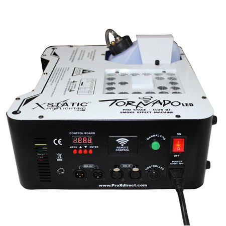TORNADO RGBA LED Professional Stage Smoke Effect Machine 