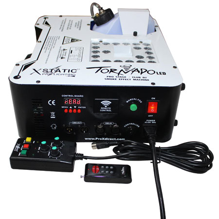 TORNADO RGBA LED Professional Stage Smoke Effect Machine 