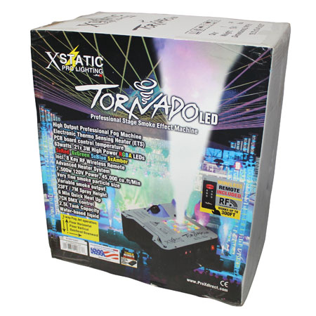 TORNADO RGBA LED Professional Stage Smoke Effect Machine
