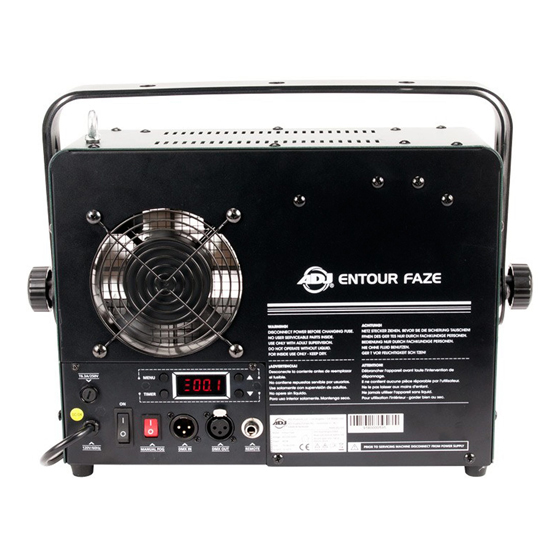 ADJ Entour Faze Fog Machine