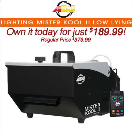 American DJ Lighting Mister Kool II Low Lying Fog Machine 