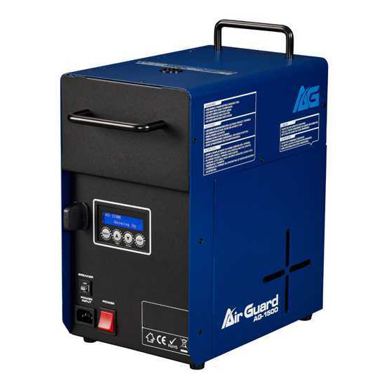 Air Guard 1500 Watt Efficient Sanitizing Machine with Built-In Timer and Wireless Remote - AG-1500