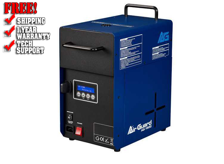 Air Guard 1500 Watt Efficient Sanitizing Machine with Built-In Timer and Wireless Remote - AG-1500