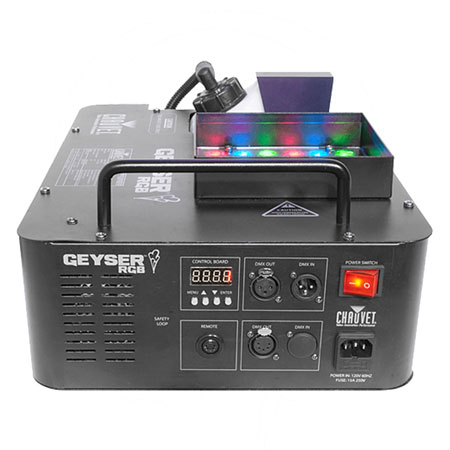 Chauvet DJ Geyser RGB Fog Machine & Odyssey Case Package