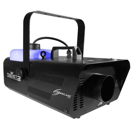 Chauvet DJ Hurricane 1301 Fog Machine w/Fog Fluid & Case Bundle