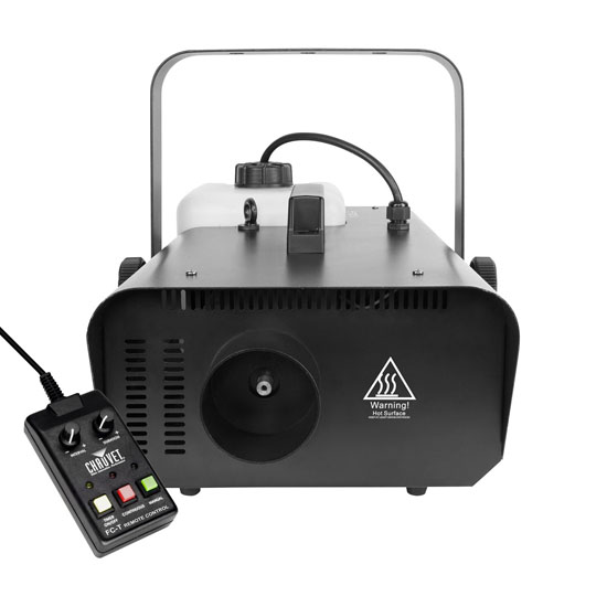 Chauvet DJ Hurricane 1302 Compact Water-Based Fog Machine with Premium Fog Juice Package
