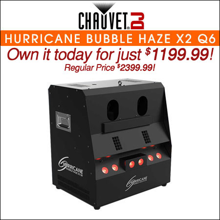 Chauvet DJ Hurricane Bubble Haze X2 Q6