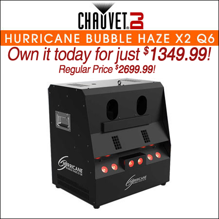 Chauvet DJ Hurricane Bubble Haze X2 Q6