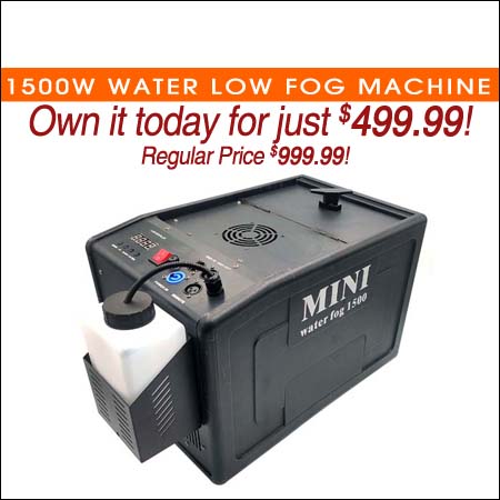 1500W water Low Fog Machine