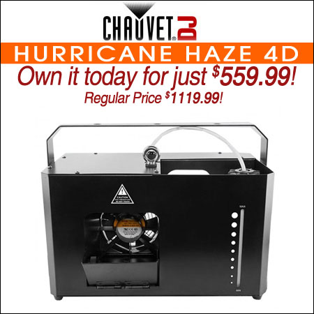  Chauvet DJ Hurricane Haze 4D