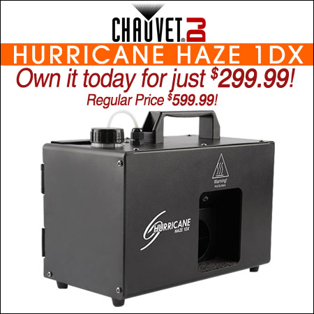  Chauvet DJ Hurricane Haze 1DX