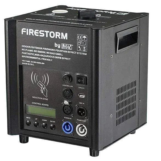 JMaz FireStorm F3 Cold Spark Machine Package of 2 (Black)