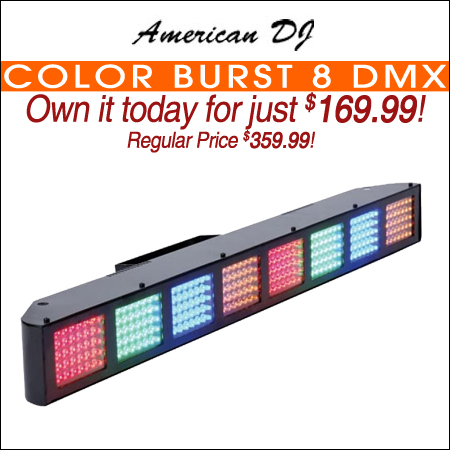  American DJ Color Burst 8 DMX 