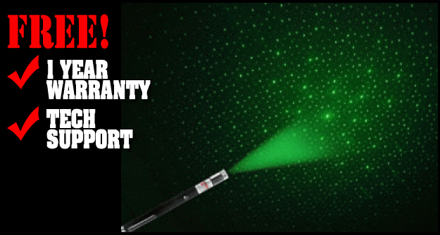 30mW Green 2 in 1 Laser Star Projector