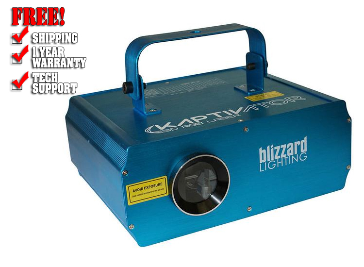 Blizzard Kaptivator™ 3D RGB Laser