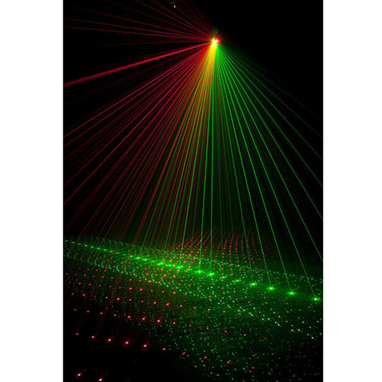 Eliminator Lighting Nucleus 3D Red and Green Compact Laser Light