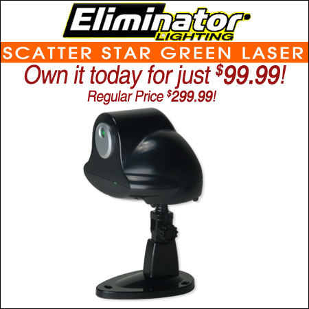 Eliminator Scatter Star Green Laser 