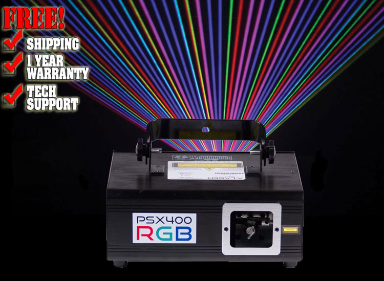 X-Laser PSX-400 RGB 400mw RGB DMX Laser
