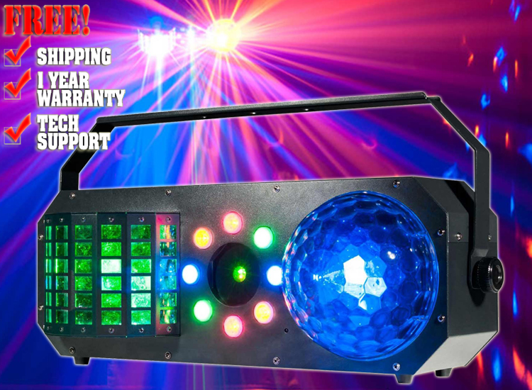 American DJ Boom Box FX1 4-FX-IN-1 Lighting Fixture | DJ American DJ Boom Box FX1 4-FX-IN-1 Lighting Fixture | DJ
