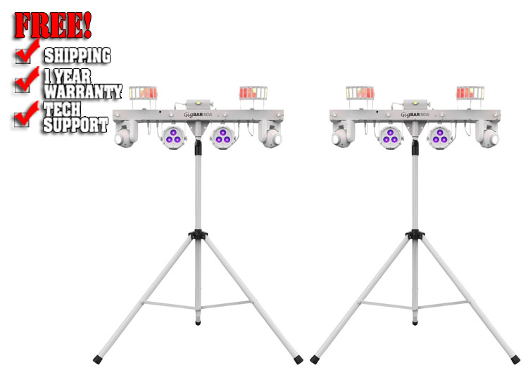 Chauvet DJ GigBar Move Effect Light System White Pair