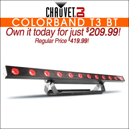  Chauvet COLORband T3 BT RGB LED Strip 