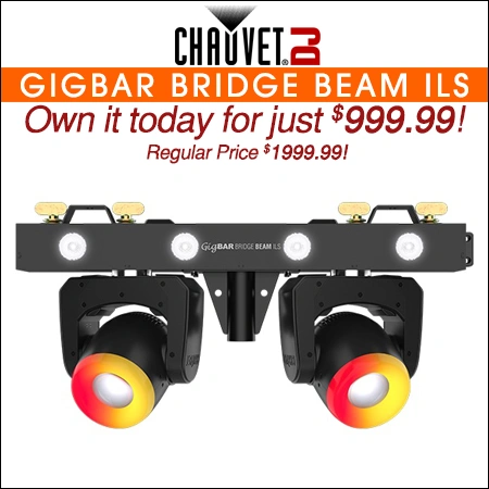 Chauvet DJ GigBar Bridge Beam ILS 3-in-1 Lighting System