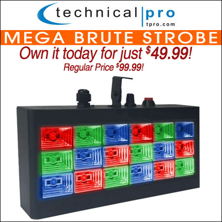 Technical Pro Mega Brute Strobe 