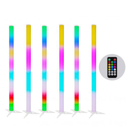 JMAZ Lighting JZ2006 Galaxy Tube 6pk Battery Powered LED Effect Tube