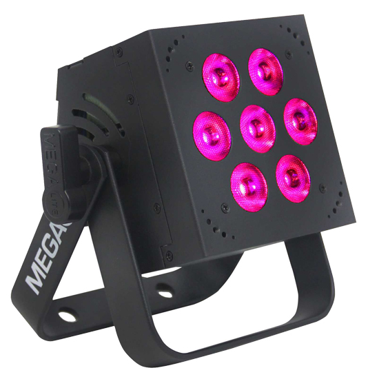Mega Lite Baby Color H84 Hex 7x12W RGBWA+UV LED Wash Light