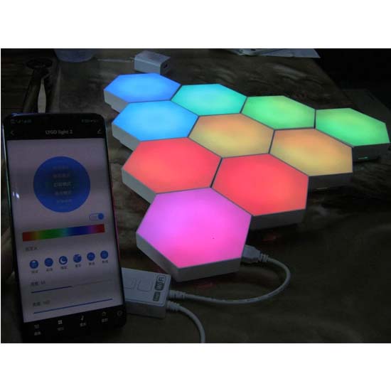 Technical Pro 10x Hexagon Dream LED Smart Lighting with APP