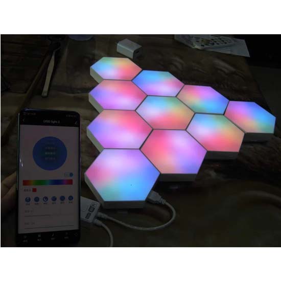 Technical Pro 10x Hexagon Dream LED Smart Lighting with APP