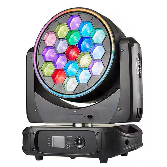 19PCs 40W BEE EYES LED MOVING HEAD Light with Ring