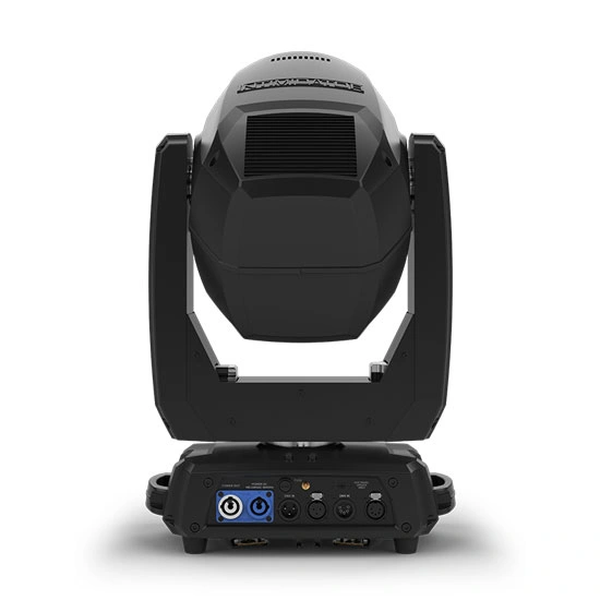 Chauvet DJ Intimidator Hybrid 251SR Rear Panel with DMX Ports Power Input and Control Display