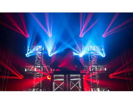 Pioneer DJ Chauvet DJ Intimidator Trio Four Pack