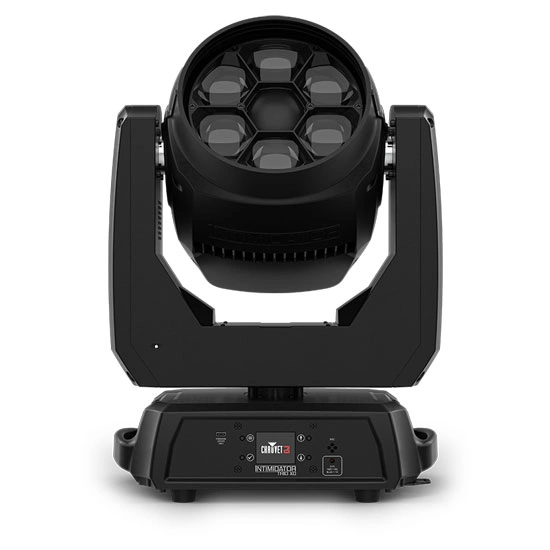 Chauvet DJ Intimidator Trio XD Rear Panel with DMX Connectors Power Input and Control Ports