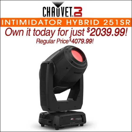 Chauvet DJ Intimidator Hybrid 251SR Moving Head Light
