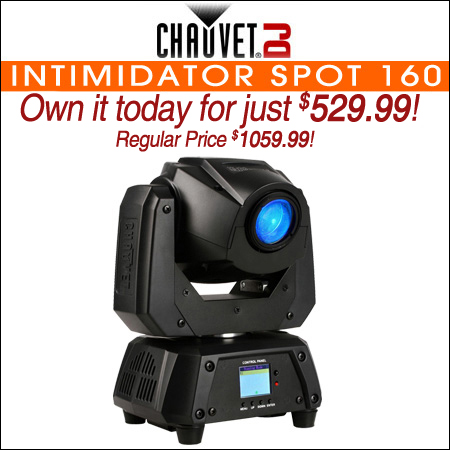  Chauvet DJ Intimidator Spot 160 32W LED Moving-head Spot 