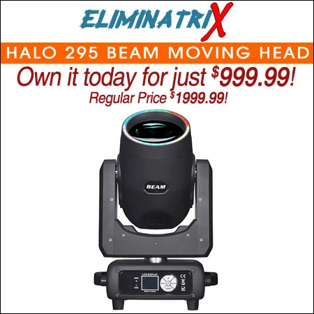 Eliminatrix Halo 295 Beam Moving Head