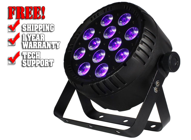 Blizzard LB Par Hex 12x15-Watt RGBAWUV LED Wash Light