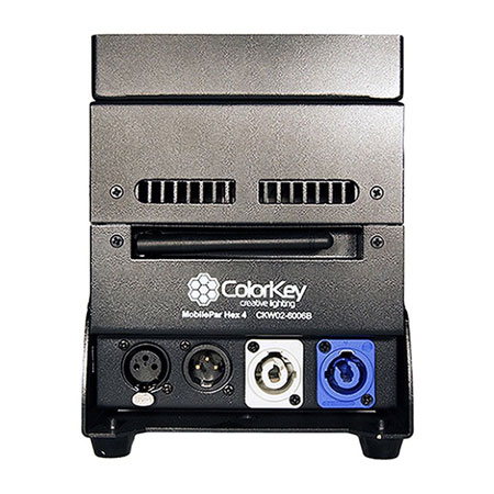 ColorKey MobilePar Hex 4 Stage Light - Black