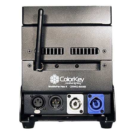 ColorKey MobilePar Hex 4 Stage Light - Black