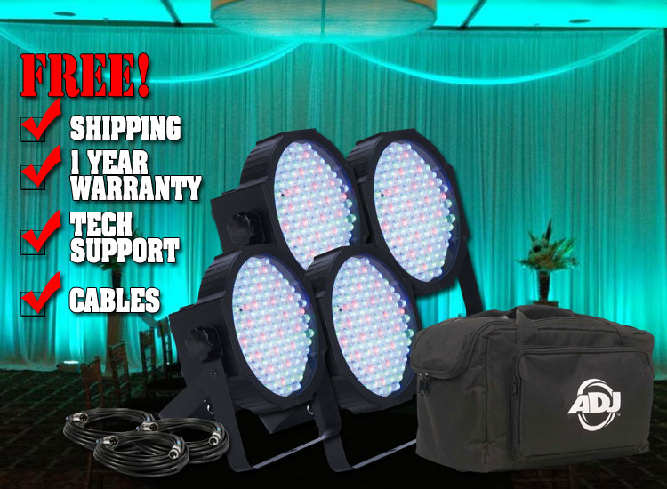 American DJ Mega Flat Pak Uplighting System