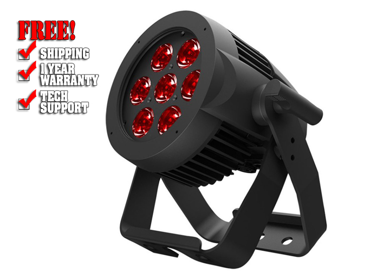 American DJ ADJ 7P Hex IP 7x12-Watt RGBAW+UV IP65 Rated LED Par Light