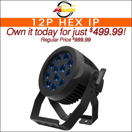 ADJ 12P Hex IP 12x12W RGBAW+UV IP65 Rated LED Par Light