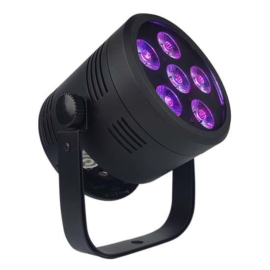 Blizzard Lighting LB Hex Unplugged 6-watt 6-in-1 Battery Powered LED Par