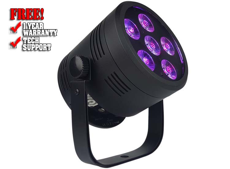 Blizzard Lighting LB Hex Unplugged 6-watt 6-in-1 Battery Powered LED Par