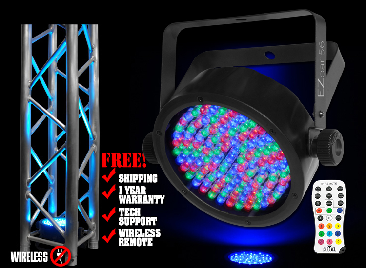 Chauvet EZpar 56 RGB Black