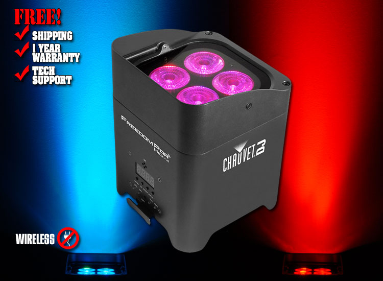 Chauvet Freedom Par Hex-4 Black 